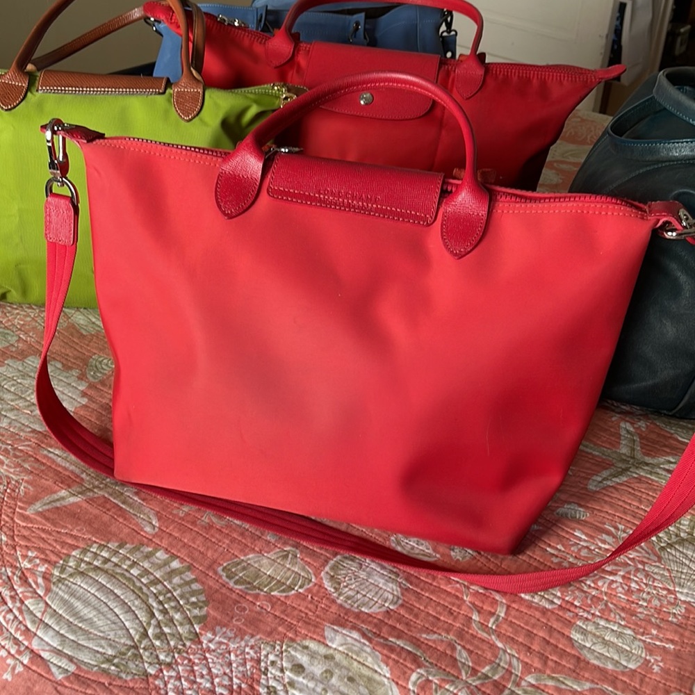 ❤️ Modele Depose Le Pliage super tote in dynamic red 🍎 - Picture 4 of 10